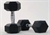 Rubber Hex Dumbbells / Pair - 4kg