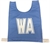 Netball Bib Set w/- 3D Lettering Sky - Small
