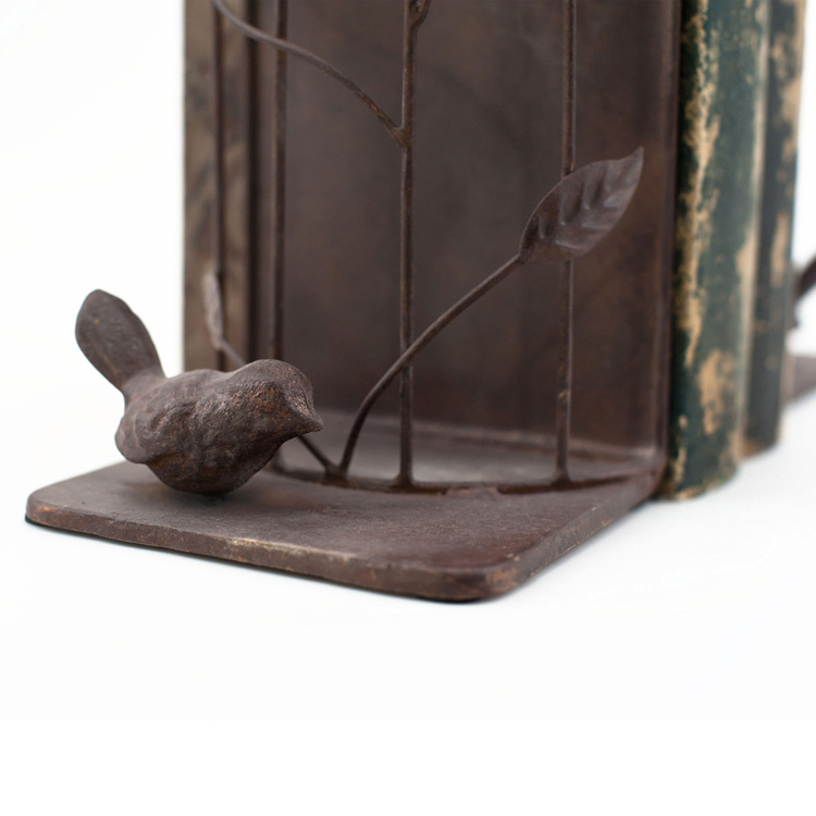 Rustic Metal Birdcage Bookends Vintage Set of 2 eBay
