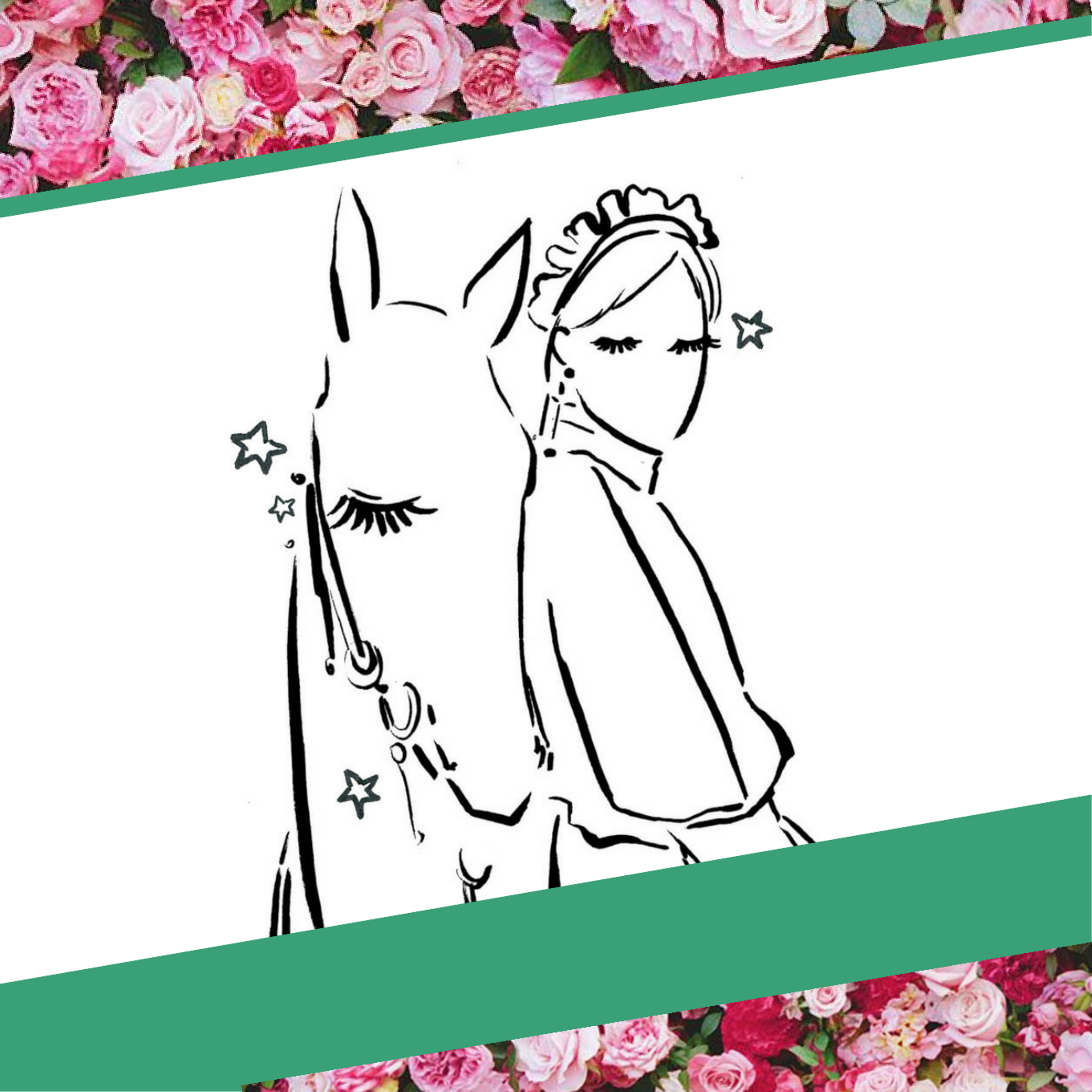 Spring racing style brunch illustration 2
