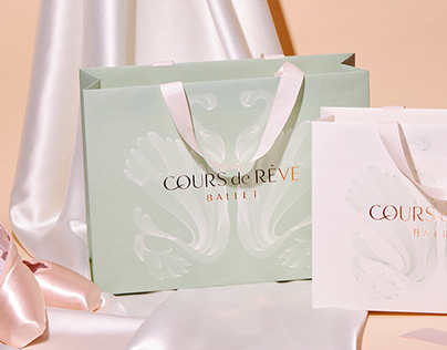 We love South Korean studio YNL Design's beautiful branding system for Course de Reve Ballet!