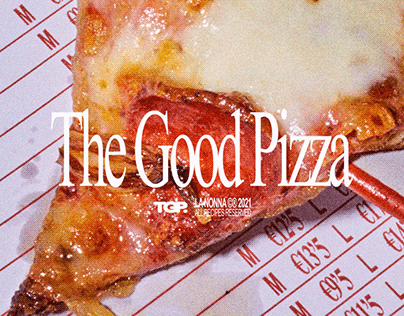 The Good Pizza by Spanish Studio Errorerror is just good graphic design!