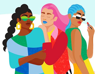 We are euphoric for Sephoria! American graphic designer and illustrator Jade Purple Brown's latest fantastic campaign