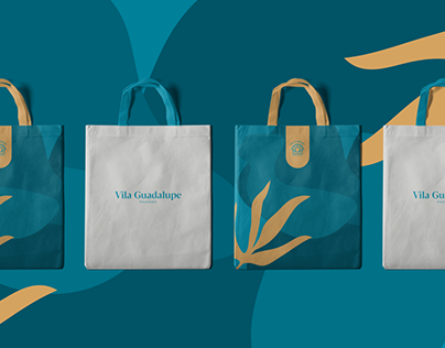 We love Brazilian graphic designer Rodrigo Balbino's beautiful branding system for Vila Guadalupe!
