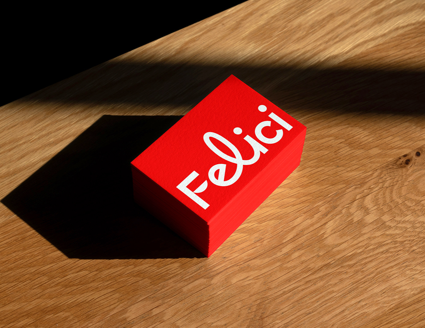 Check out John Dias' beautiful branding system Felici!