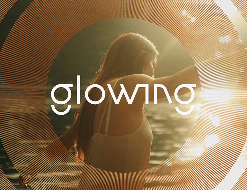 Brazilian graphic designer Gabriel Kalani's beautiful branding system for Glowing can't be beat!