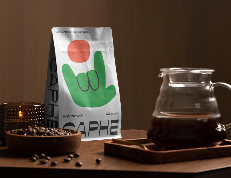 Check out Caphe Coffee, this beautiful branding system by Indonesian studio Widarto Impact!