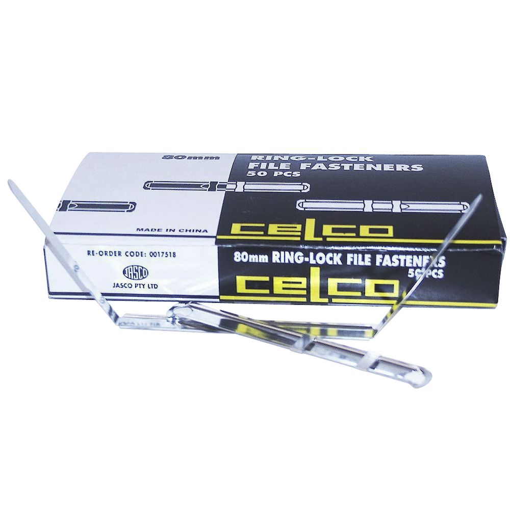 Celco Ring Lock File Fasteners 50 Pack eBay