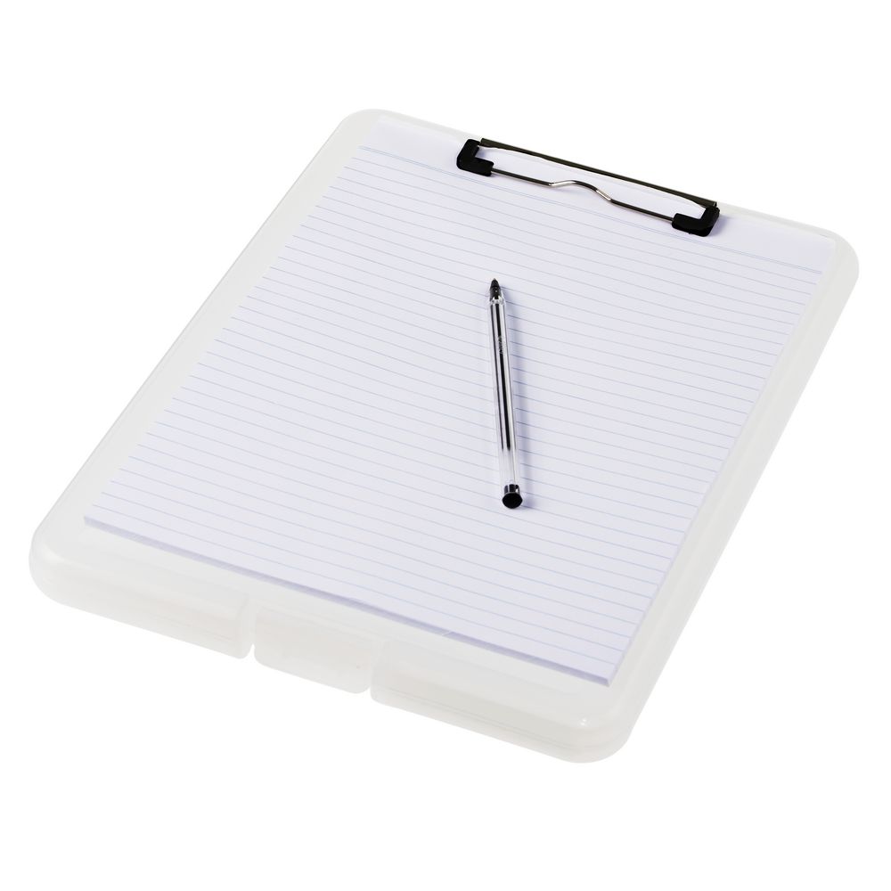 J.Burrows A4 Storage Clipboard Clear eBay