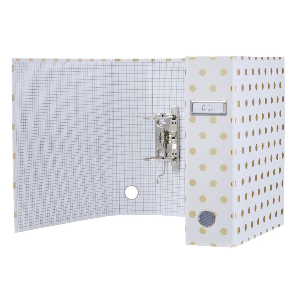 Otto Gold Spot Lever Arch Folder eBay