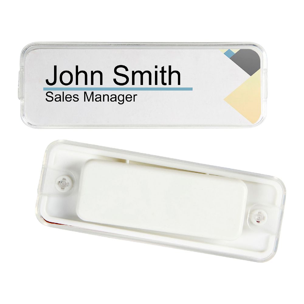 Rexel Name Badge 3 Pack eBay