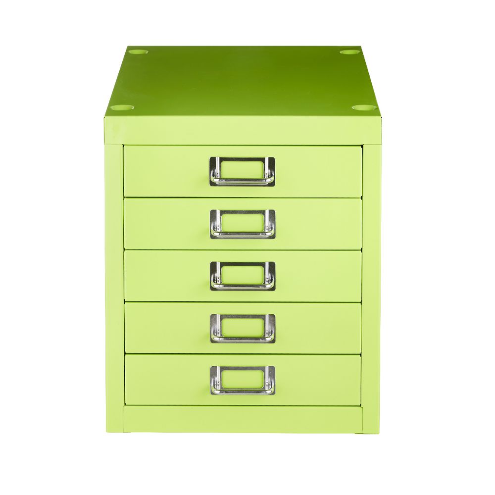 NEW Spencer Desktop 5 Drawer Office Filing Storage A4 Green eBay