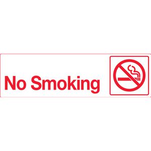 Mills Display No Smoking Sign 330 x 95mm