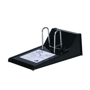 Desk Top Hole Calendar Stand Black
