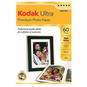 Kodak 4 x 6" Ultra Premium Glossy Photo Paper 60 Pack