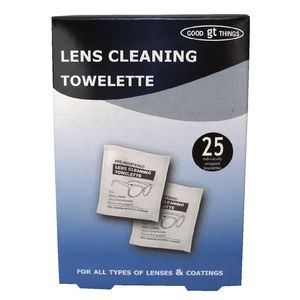 Good Things Lens Cleaning Towelette 25 Pack