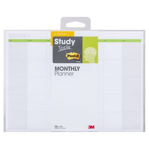 Post-it Study Tools Monthly Planner