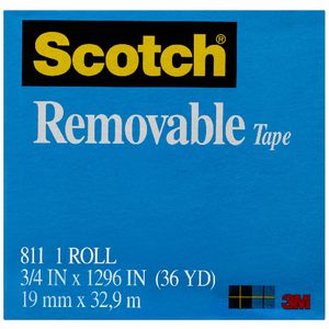 Scotch Magic Removable Adhesive Tape 19mm x 33m