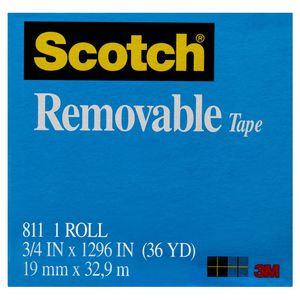 Scotch Magic Removable Adhesive Tape 19mm x 33m