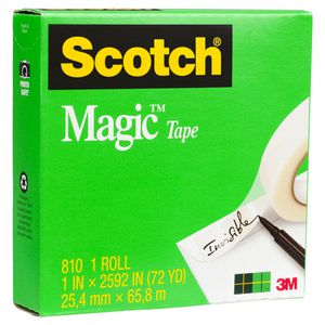 Scotch Magic 810 Invisible Adhesive Tape 24mm x 66m