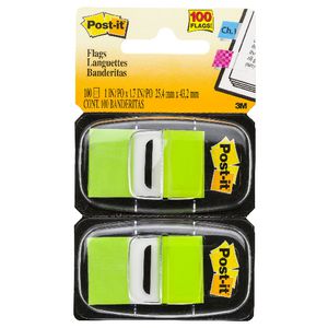 Post-it Flags Bright Green 2 Pack