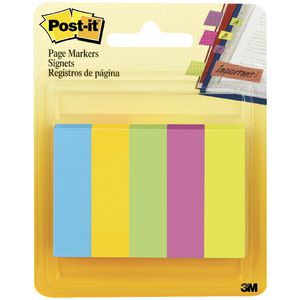 Post-it Page Markers 12mm x 44mm Jaipur 5 Pack