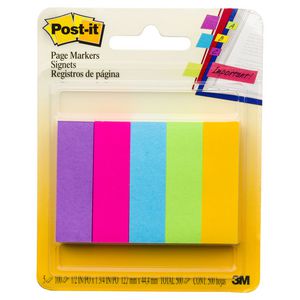 Post-it Page Markers 12mm x 44mm Jaipur 5 Pack