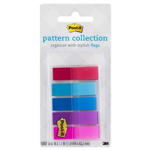 Post-it Pattern Collection Flags 12 x 43mm Flags 5 Pack