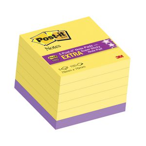 Post-it Notes 76 x 76 mm Yellow 5 Pack