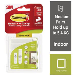 Command Small and Medium Picture Hanging Strips Value Pack