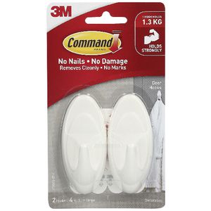 Command Medium Door Hooks 2 Pack