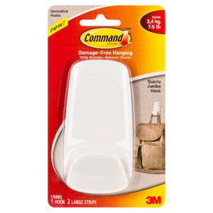 Command Quartz Jumbo Hook
