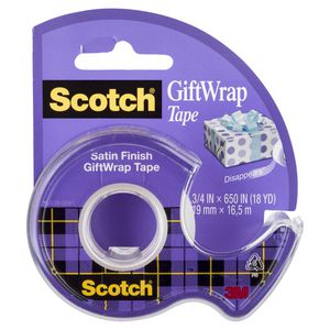 Scotch Gift Wrap Adhesive Tape Dispenser 19mm x 16.5m