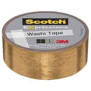 Scotch Expressions Foil Tape 15mm x 7m Gold