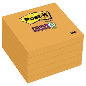 Post-it Super Sticky Notes Neon Orange