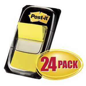 Post-it Flags Yellow 24 Pack
