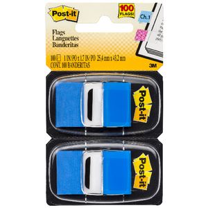 3M Post-it Flags Twin Pack Blue