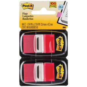 3M Post-it Flags Twin Pack Red