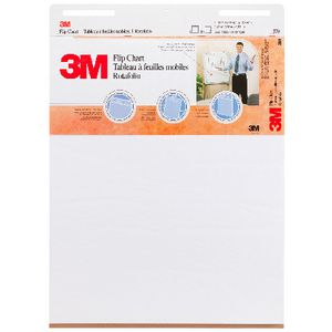 3M Flip Chart Pad 635 x 762mm White