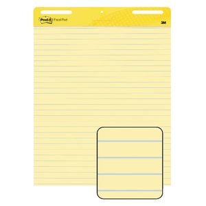 Post-it Ruled Easel Pad 635 x 775mm Yellow