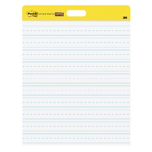 Post-it Primary Ruled Self-Stick Wall Pad 508x584mm