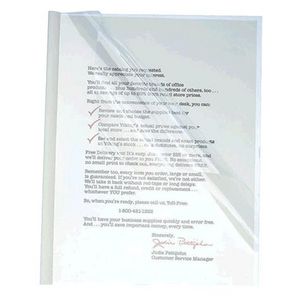 Bantex A4 Report Cover Tender File 100 Pack