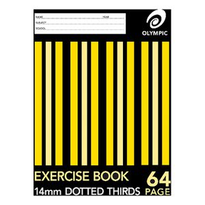 Olympic Dotted Thirds Exercise Book 14mm
