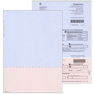Rediform A4 Laser Form Horizontal Perforation at 92mm