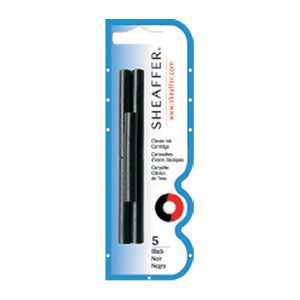 Sheaffer Fountain Pen Refill Cartridges Black 5 Pack