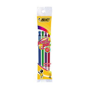 BIC Pencil Pal 0.7mm Mechanical Pencil Assorted 4 Pack