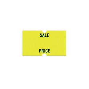 Meto Primark Labelling Gun Permanent Labels Yellow 5 Pack