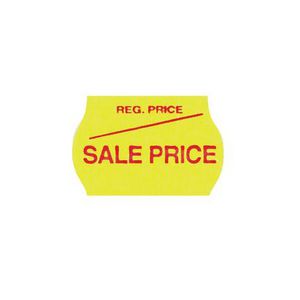 Meto 2 Line Series Labels Sale Price Yellow 5 Pack