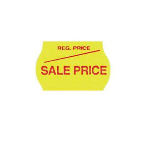 Meto 2 Line Series Labels Sale Price Yellow 10 Pack