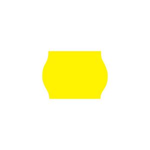Meto 2 Line Series Alpha Labels Fluoro Yellow 10 Pack